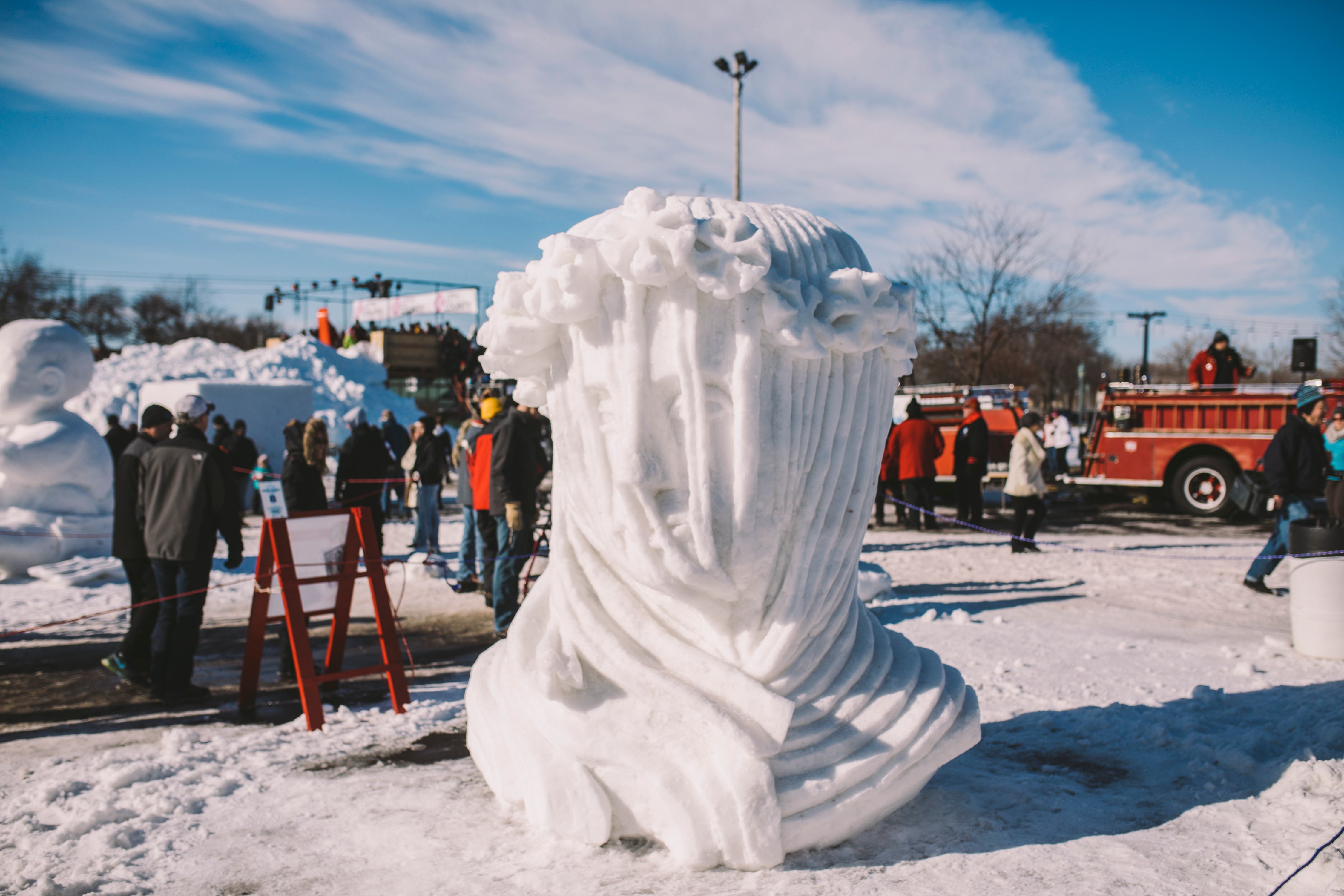 World Snow Sculpting Championship Returns to Stillwater Lake and Company