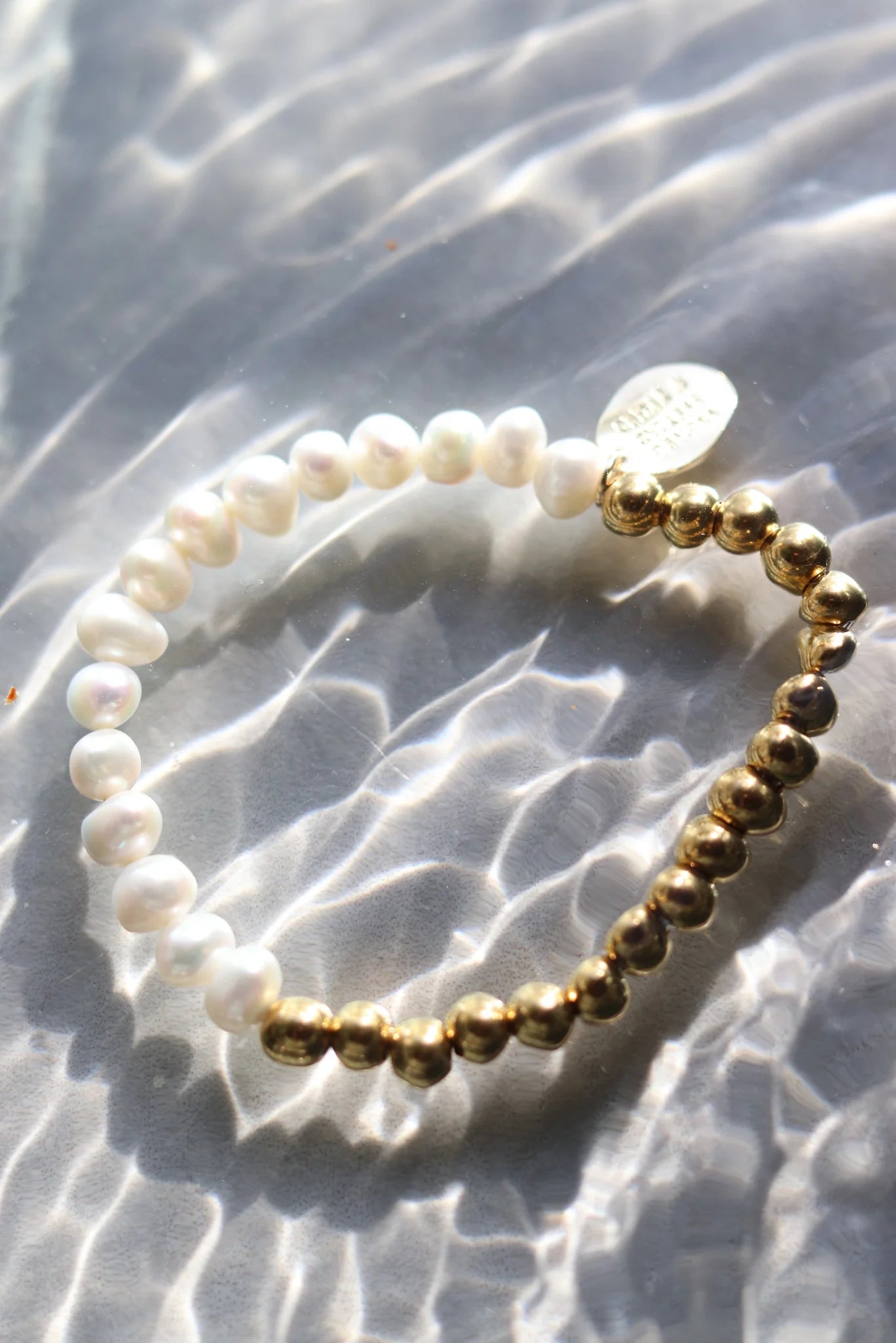 Half Pearl Bracelet- Water Resistant