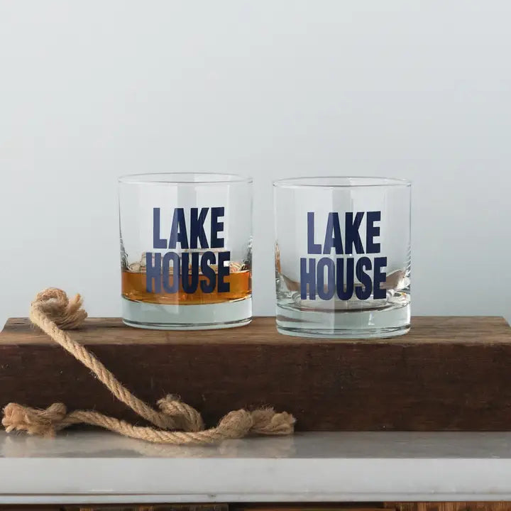 Lake House Rocks Glass