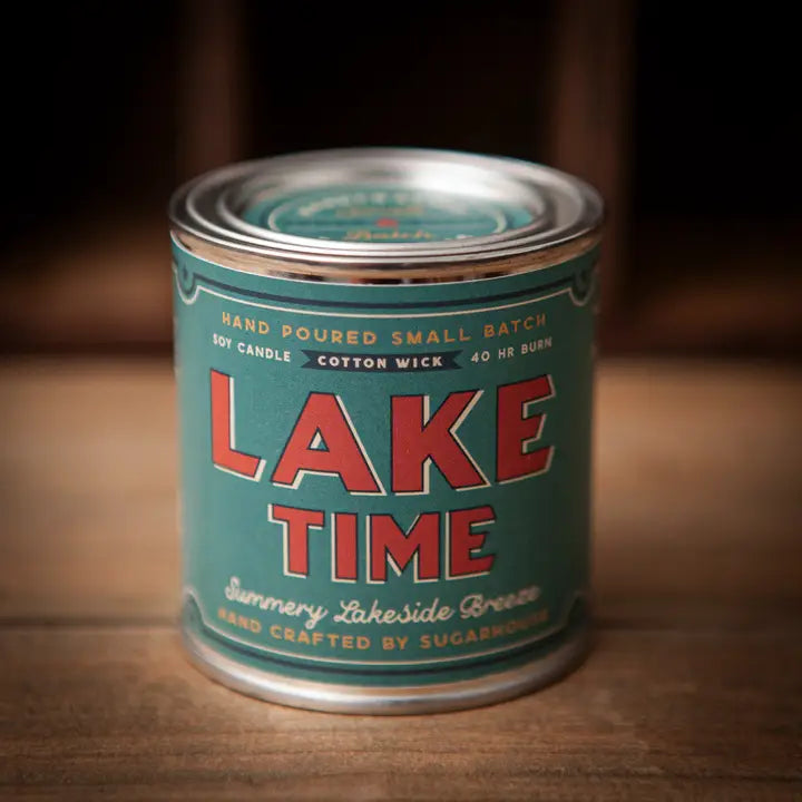 Lake Time Soy Paint Candle