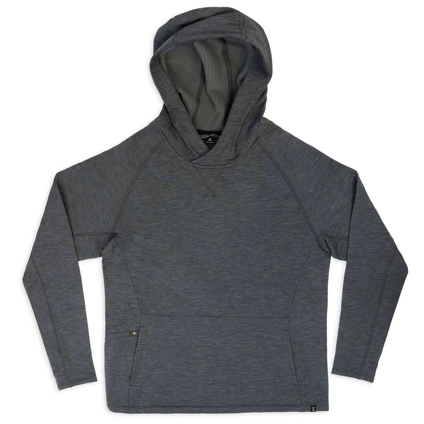 Adult Grid Fleece Hoodie