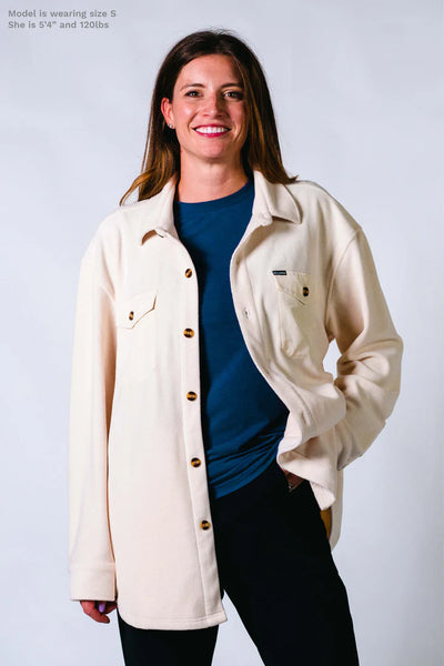 Sawtooth Oversized Fleece Shacket