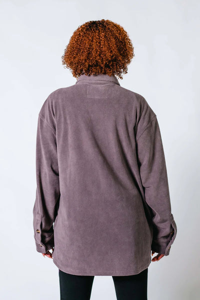 Sawtooth Oversized Fleece Shacket