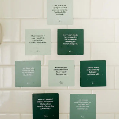 Shower Affirmation Cards