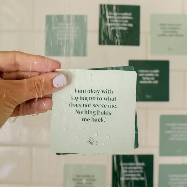 Shower Affirmation Cards