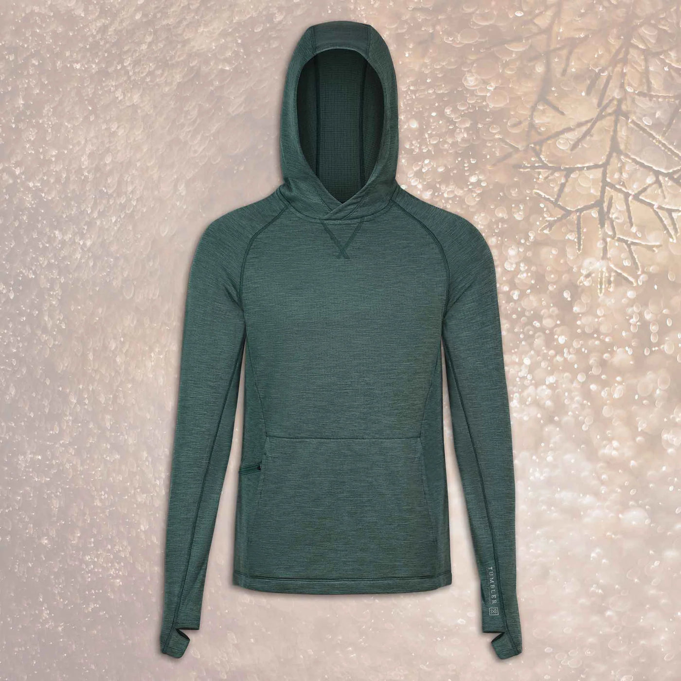 Adult Grid Fleece Hoodie