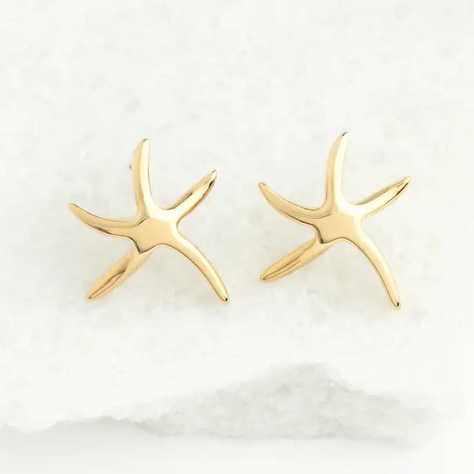 Starfish Hope Studs in Gold