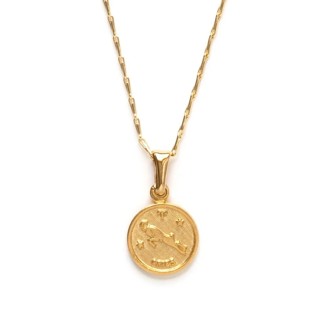 TINY ZODIAC MEDALLION