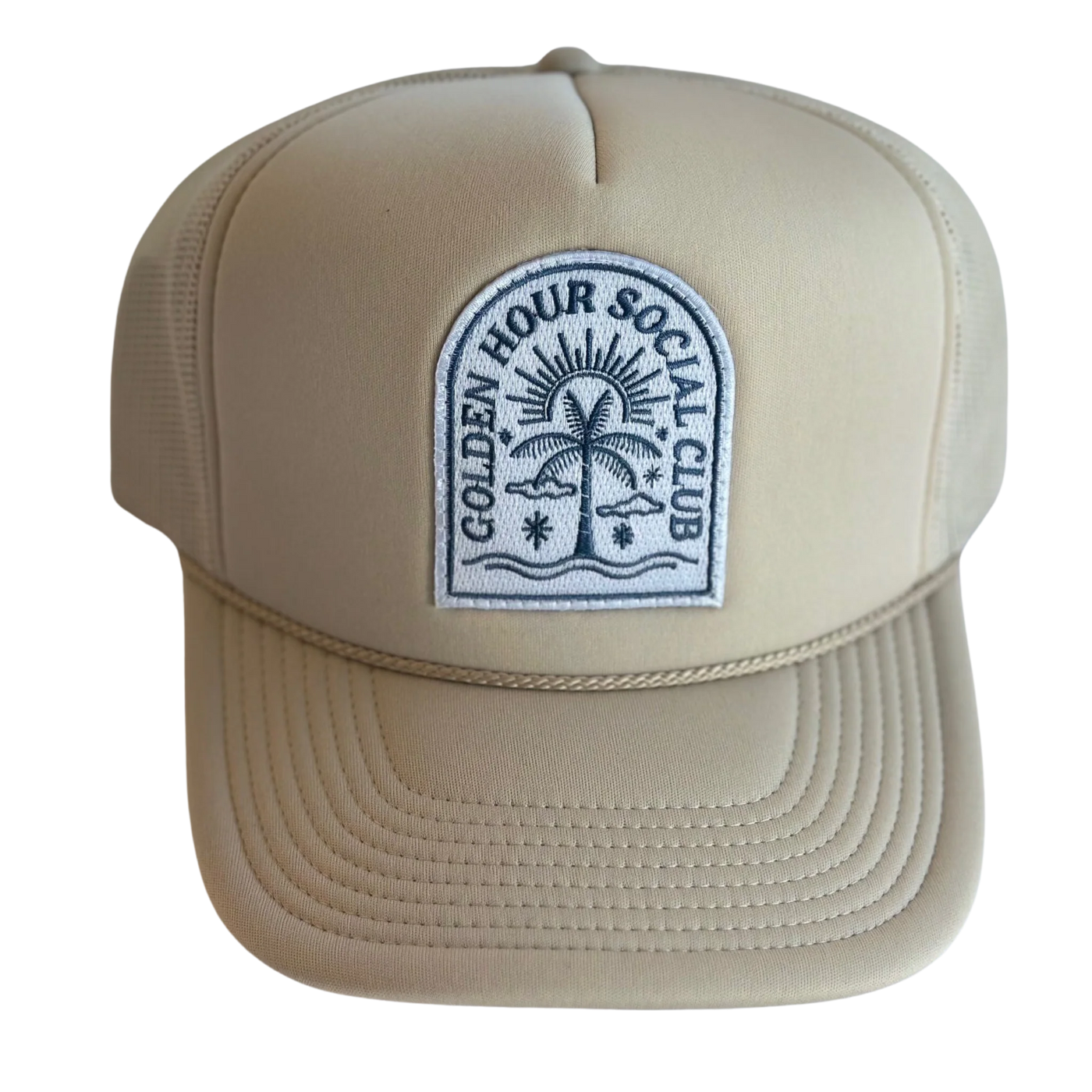 Golden Hour Social Club Patch Trucker Hat